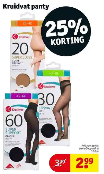 Kruidvat Kruidvat panty aanbieding