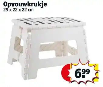 Kruidvat Opvouwkrukje aanbieding