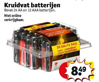 Kruidvat Kruidvat batterijen aanbieding