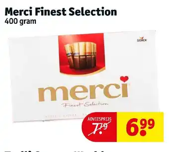 Kruidvat Merci finest selection 400g aanbieding