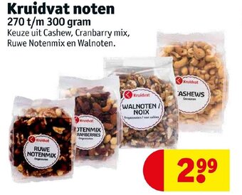Kruidvat Kruidvat noten aanbieding