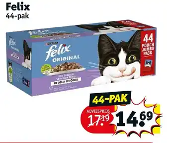 Kruidvat Felix 44-pak aanbieding