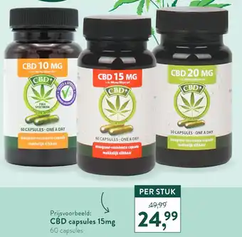 Holland & Barrett CBD capsules 15mg aanbieding