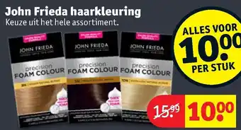 Kruidvat John Frieda haarkleuring aanbieding