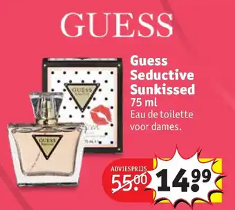 Kruidvat Guess Seductive Sunkissed aanbieding