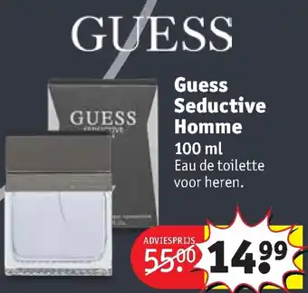 Kruidvat Guess Seductive Homme 100ml aanbieding