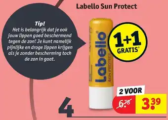 Kruidvat Labello Sun Protect aanbieding