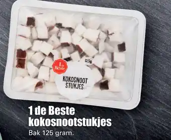 Dirk 1 de Beste kokosnootstukjes 125 gram aanbieding