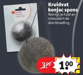 Kruidvat Kruidvat konjac spons aanbieding