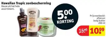 Kruidvat Hawaiian Tropic zonbescherming 200ml aanbieding