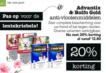 Dierspecialist Advantix & Bolfo Gold aanbieding