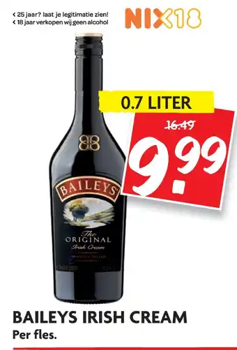 Dekamarkt Baileys irish cream 0,7 liter aanbieding