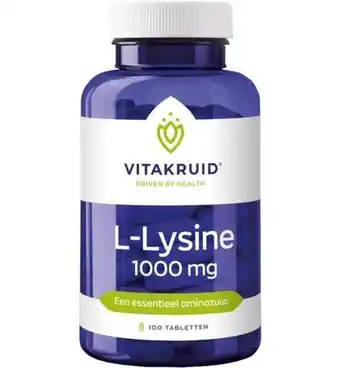 Drogisterij.net Vitakruid l-lysine 1000 mg (100tb) aanbieding