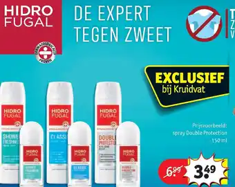 Kruidvat De expert tegen zweet 150ml aanbieding