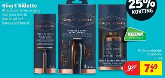 Kruidvat King C Gillette 30ml aanbieding