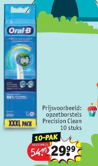 Kruidvat Oral-B opzetborstels voordeelpak 10-pak aanbieding