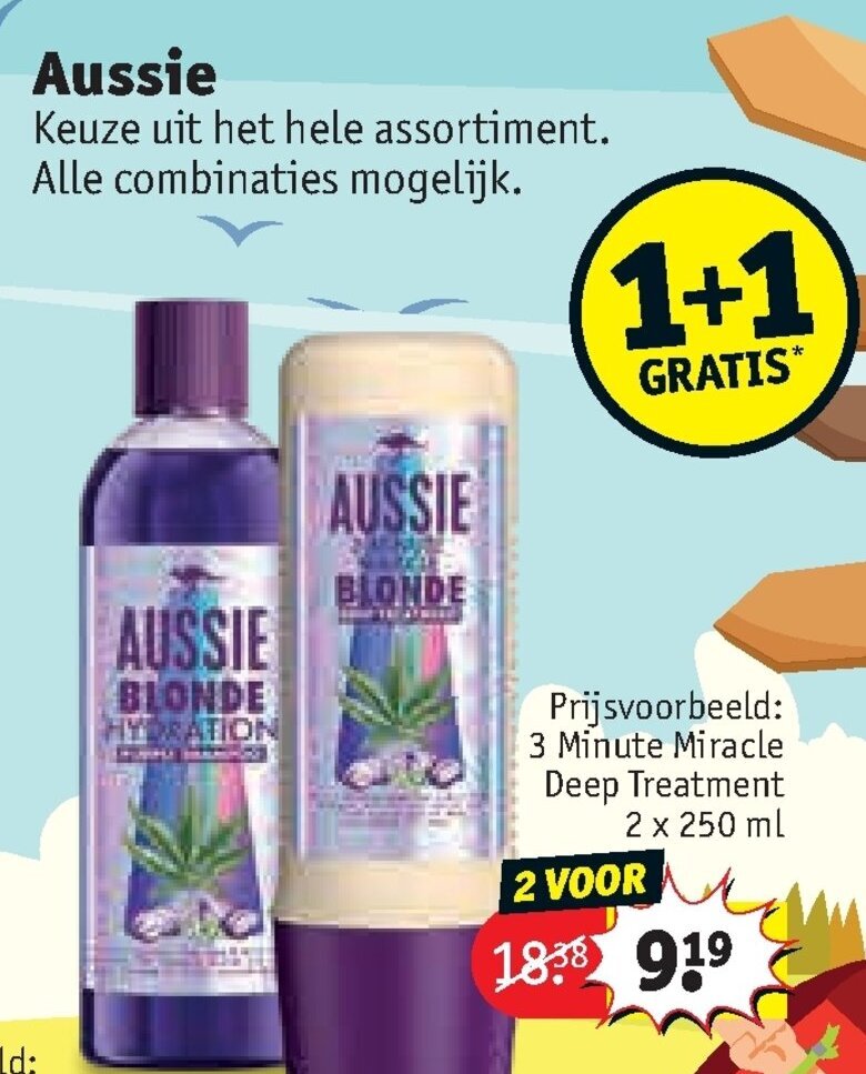 Aussie 250 ml aanbieding bij Kruidvat
