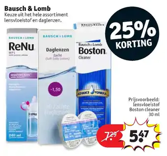 Kruidvat Bausch & Lomb  30 ml aanbieding