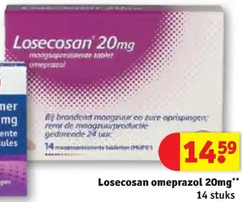 Kruidvat Losecosan omeprazol 20mg aanbieding