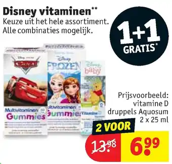 Kruidvat Disney vitaminen 25ml aanbieding