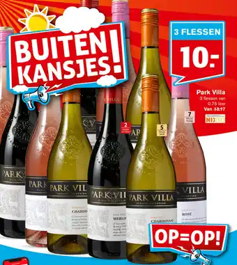 Hoogvliet Park Villa wijn 3*750ml aanbieding