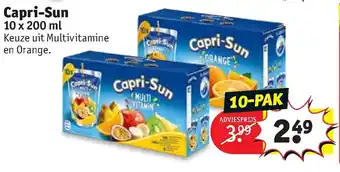 Kruidvat Capri-Sun 10x200 ml aanbieding