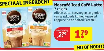 Kruidvat Nescafe Iced Cafe Latte aanbieding