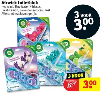 Kruidvat Airwick toiletblok aanbieding