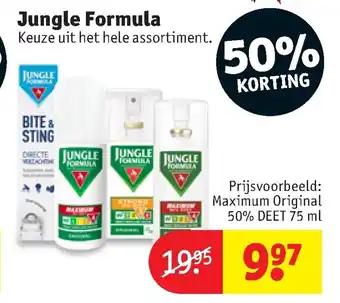 Kruidvat Jungle Formula 75 ml aanbieding