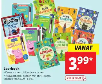 Lidl Leerboek aanbieding