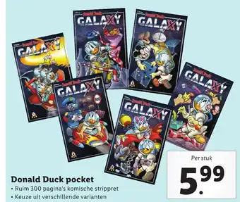 Lidl Donald Duck pocket aanbieding