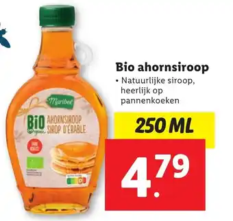 Lidl Bio ahornsiroop 250 ml aanbieding