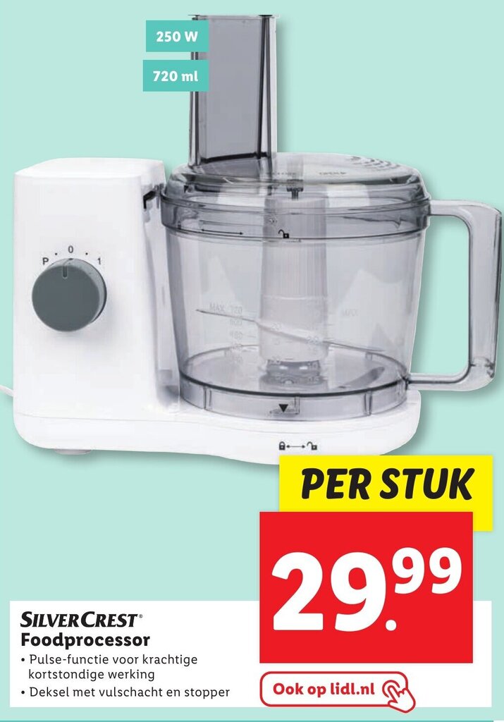 SilverCrest Foodprocessor aanbieding bij Lidl