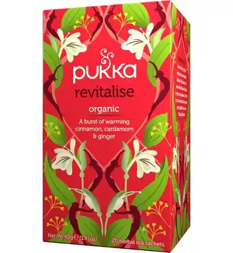 Drogisterij.net Pukka organic teas revitalise thee bio (20st) aanbieding