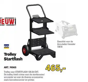 Toolspecial Gys trolley startflash aanbieding