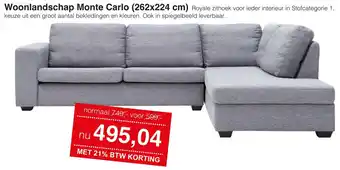 Woonsquare Woonlandschap monte carlo (262x224 cm) aanbieding