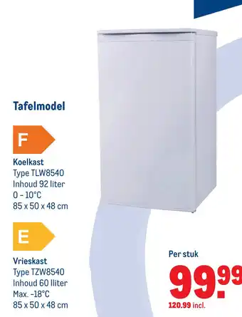 Makro Tafelmodel aanbieding