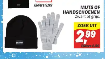 Dekamarkt Muts of handschoenen aanbieding