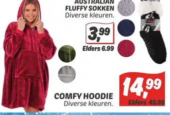 Dekamarkt Comfy hoodie aanbieding