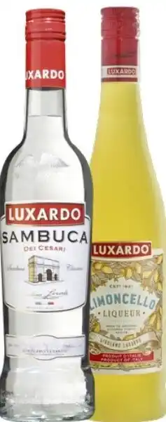 Gall & Gall Luxardo sambuca of limoncello 70cl aanbieding