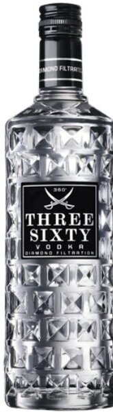 Gall & Gall Three sixty vodka 70cl aanbieding