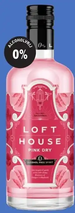 Gall & Gall Lofthouse pink gin 70cl aanbieding