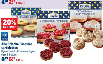 Makro Alle Brioche Pasquier tartelettes aanbieding