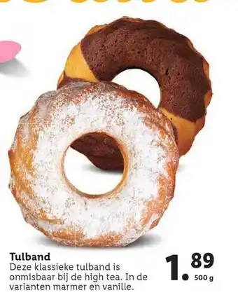 Lidl Tulband 500g aanbieding