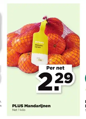 PLUS Mandarijnen net 1 kilo aanbieding