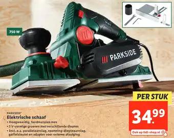 Lidl Elektrische schaaf aanbieding
