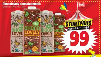 Dirk Chocolovely chocolademelk 1 liter aanbieding