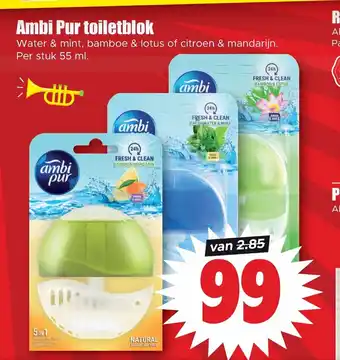 Dirk Ambi Pur toiletblok 55 ml aanbieding