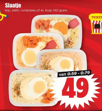 Dirk Slaatje 140 gram aanbieding