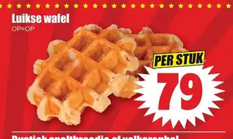 Dirk Luikse wafel per stuk aanbieding